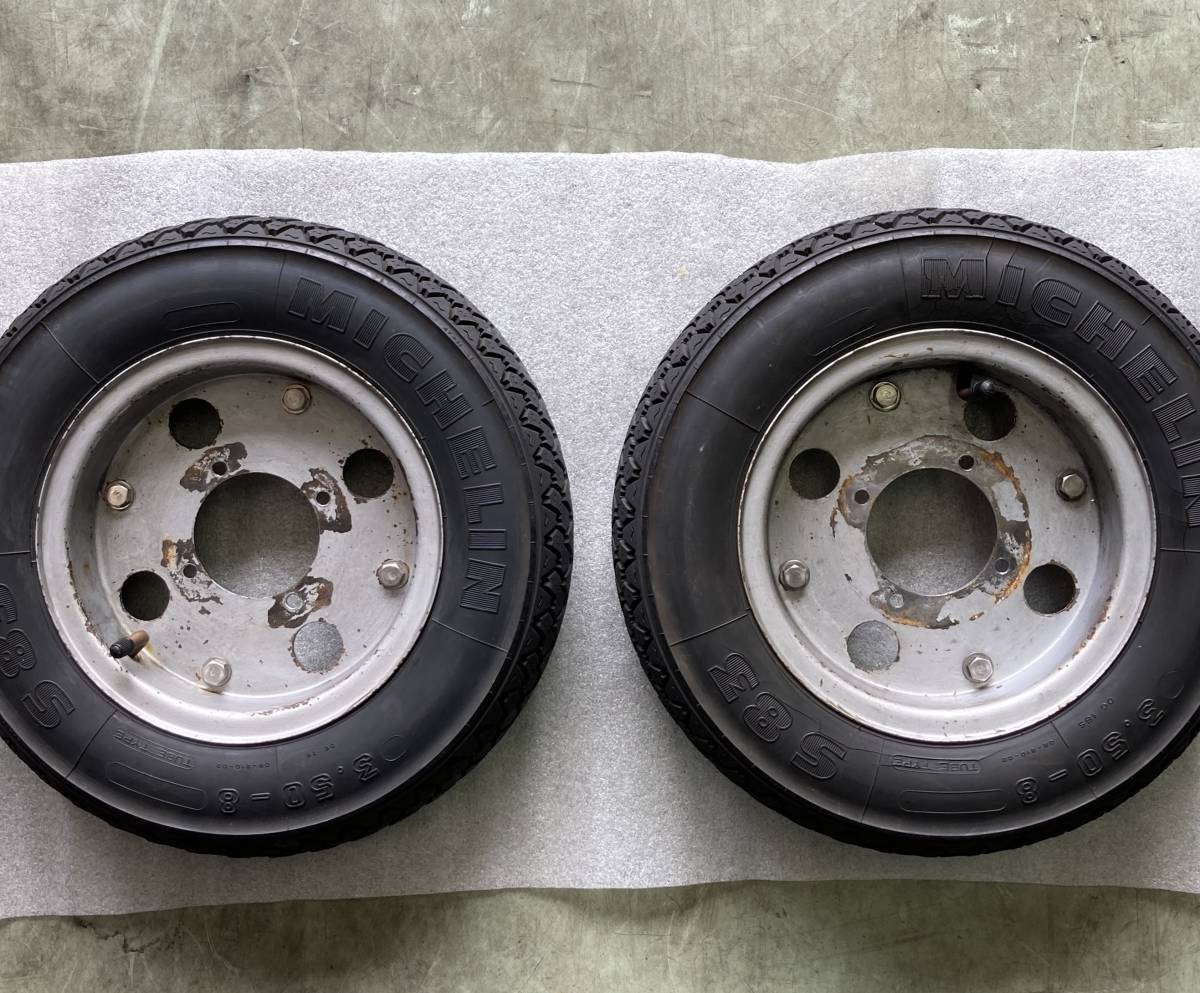 WEBストア ホンダ モンキー Z50Z Z50A Z50J タイヤ＆純正鉄ホイール 8
