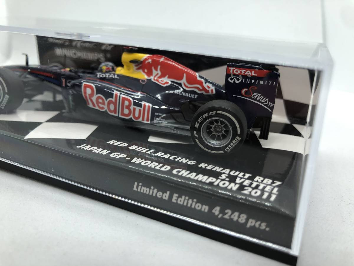 ミニチャンプス 1/43 レッドブル ルノー RB7 S.ベッテル 日本GP