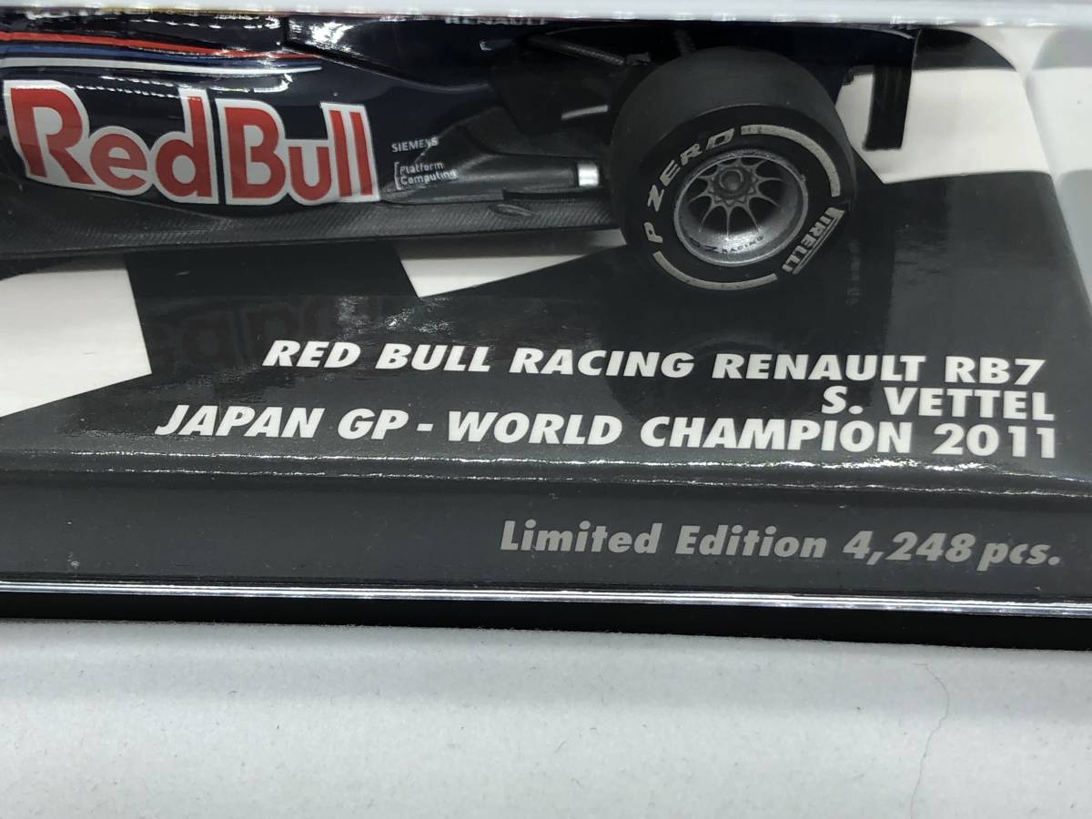 ミニチャンプス 1/43 レッドブル ルノー RB7 S.ベッテル 日本GP ミニチャンプス 1/43 レッドブル ルノー RB7 S.ベッテル 日本GP