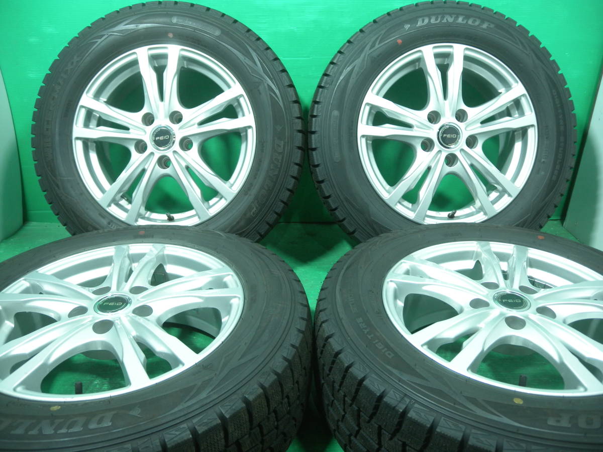 定番人気，送料無料 C428-15 205/65R16 スタッドレス 4本セット ダンロップ 10分山 深溝 溝 アルファード エスティマ スカイライン(スタッドレスタイヤ)｜売買されたオークション情報、yahooの商品情報をアーカイブ公 5穴