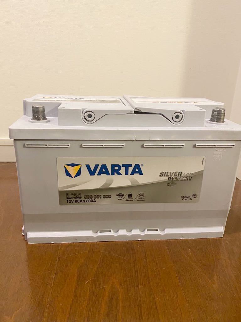 VARTA AGM LN4 0 バッテリー 1 | 2 080) Dynamic 080 Silver 12V