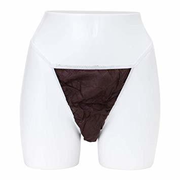 ブラウン ペーパーTバック (5L) 50枚入 全2色 ブラウン [ 紙ショーツ 紙パンツ ペーパーショーツ ペーパーパンツ 使_1