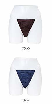 ブラウン ペーパーTバック (5L) 50枚入 全2色 ブラウン [ 紙ショーツ 紙パンツ ペーパーショーツ ペーパーパンツ 使_3