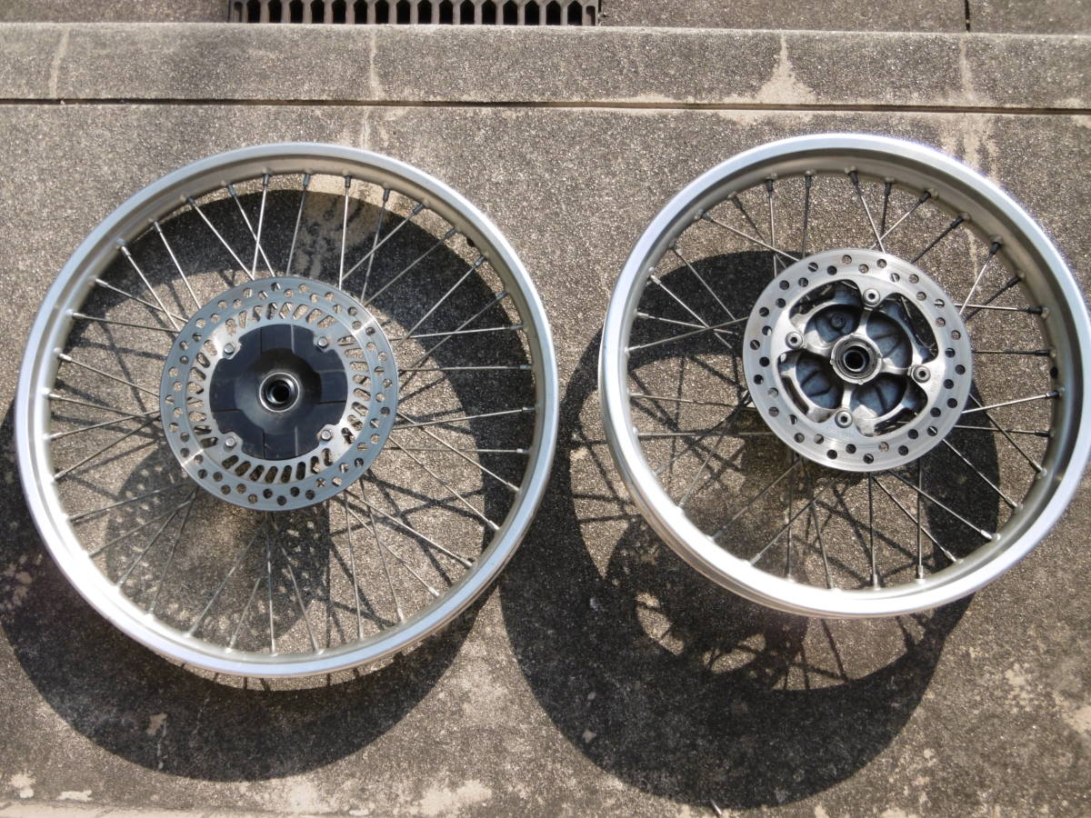 XR250 ホイール前後セット EXCEL モタード MD30 ホンダ キャブ車