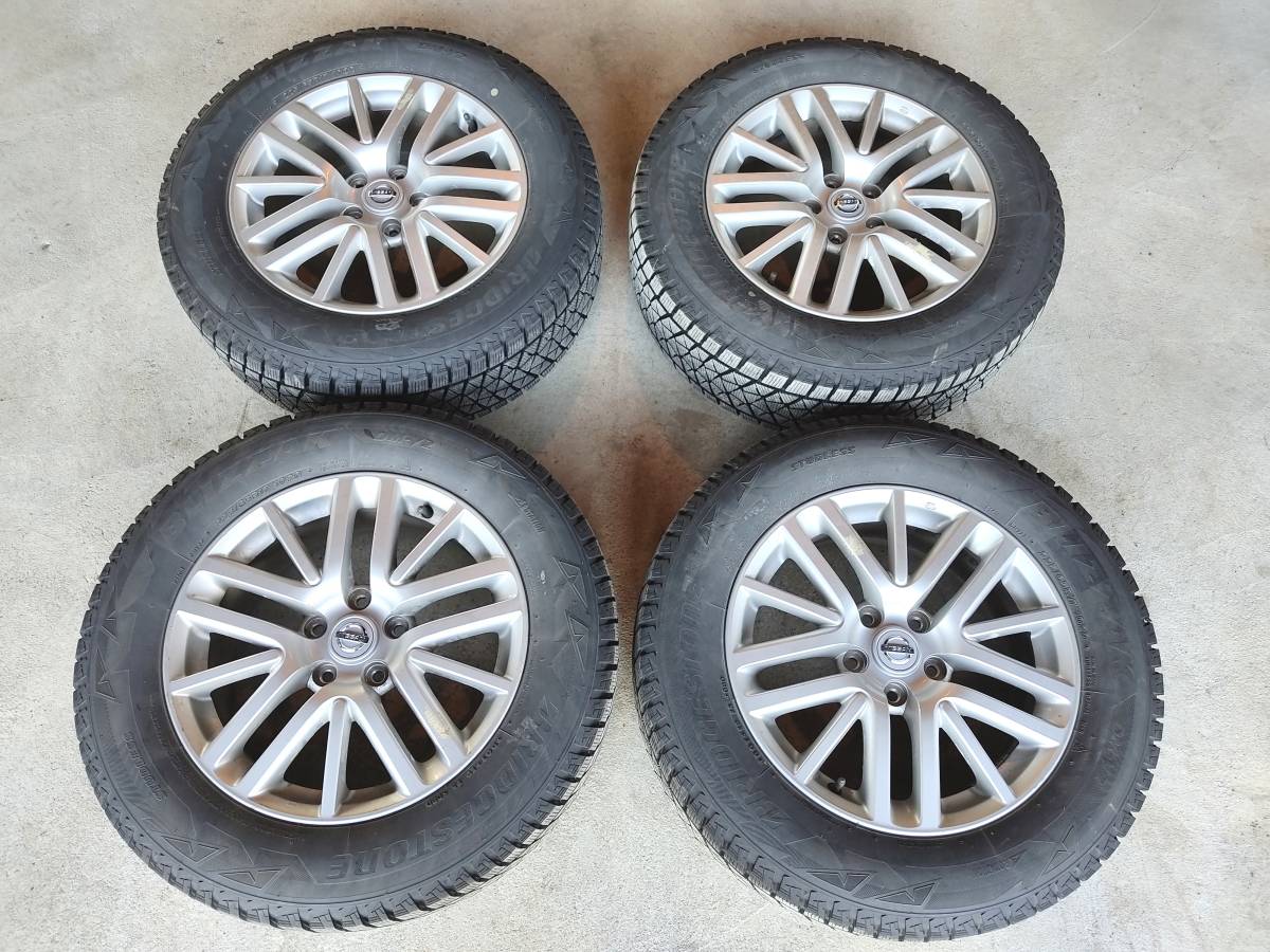 日産 純正 スタッドレス 4本セット 17×7J +45 DM-V2 バリ溝