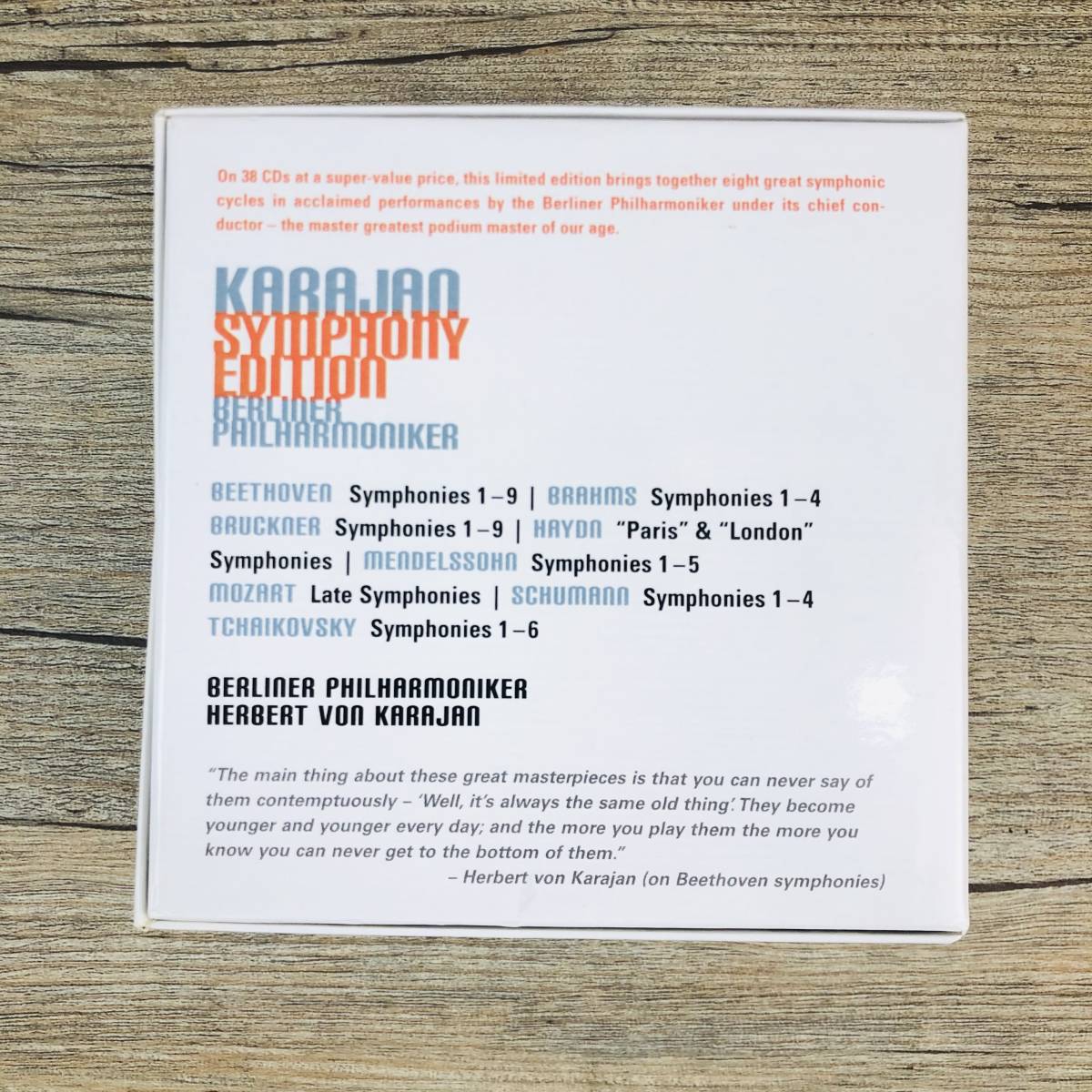 1円 KARAJAN カラヤン SYMPHONY EDITION BERLINER PHILHARMONIKER 38CD
