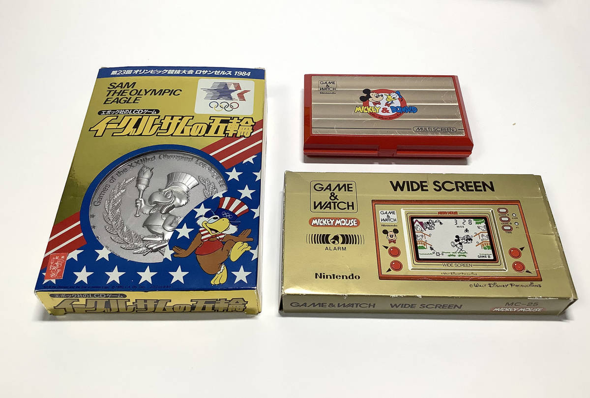 ☆ジャンク品 任天堂ゲーム&ウォッチ ミッキーマウス、ミッキー