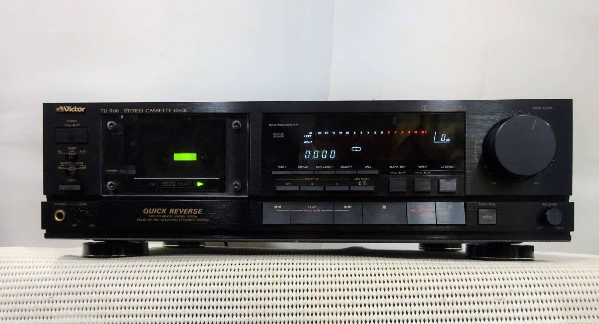 Vintage289】ビクター「Victor」カセットデッキ TD-R611 Victor - 希少