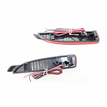 レッド XIANGSHANG LED リフレクター マツダ デミオ (Demio) DY/アクセラ (Axela) BK BM/
