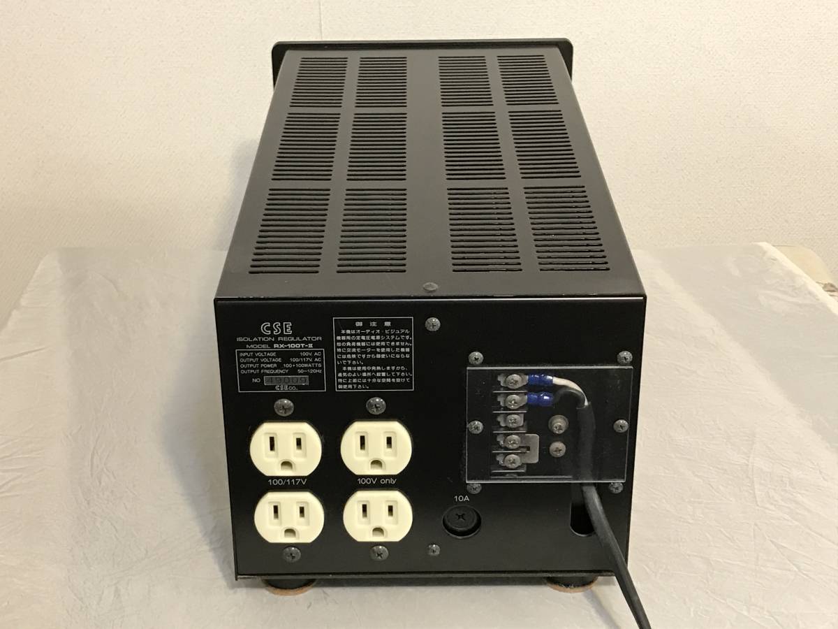 CSE RX-100twinⅡ　アイソレーションレギュレーター（クリーン電源）　ジャンク品_7