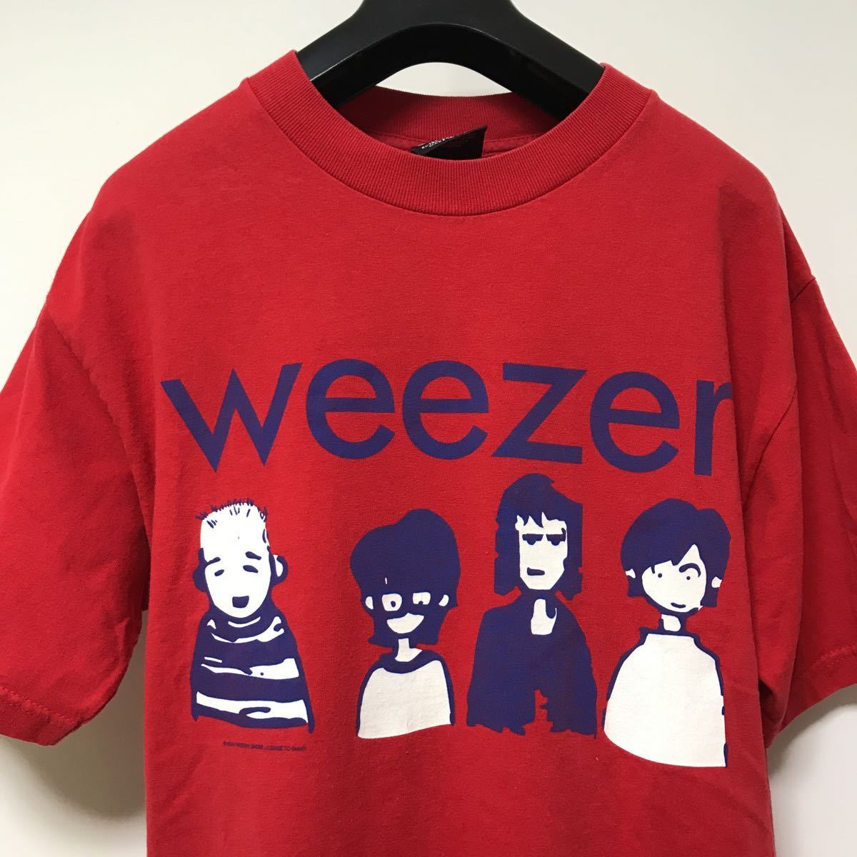 Weezer ウィーザー ☺《激レア！》ビンテージ《giant》USA製weezerバンドT