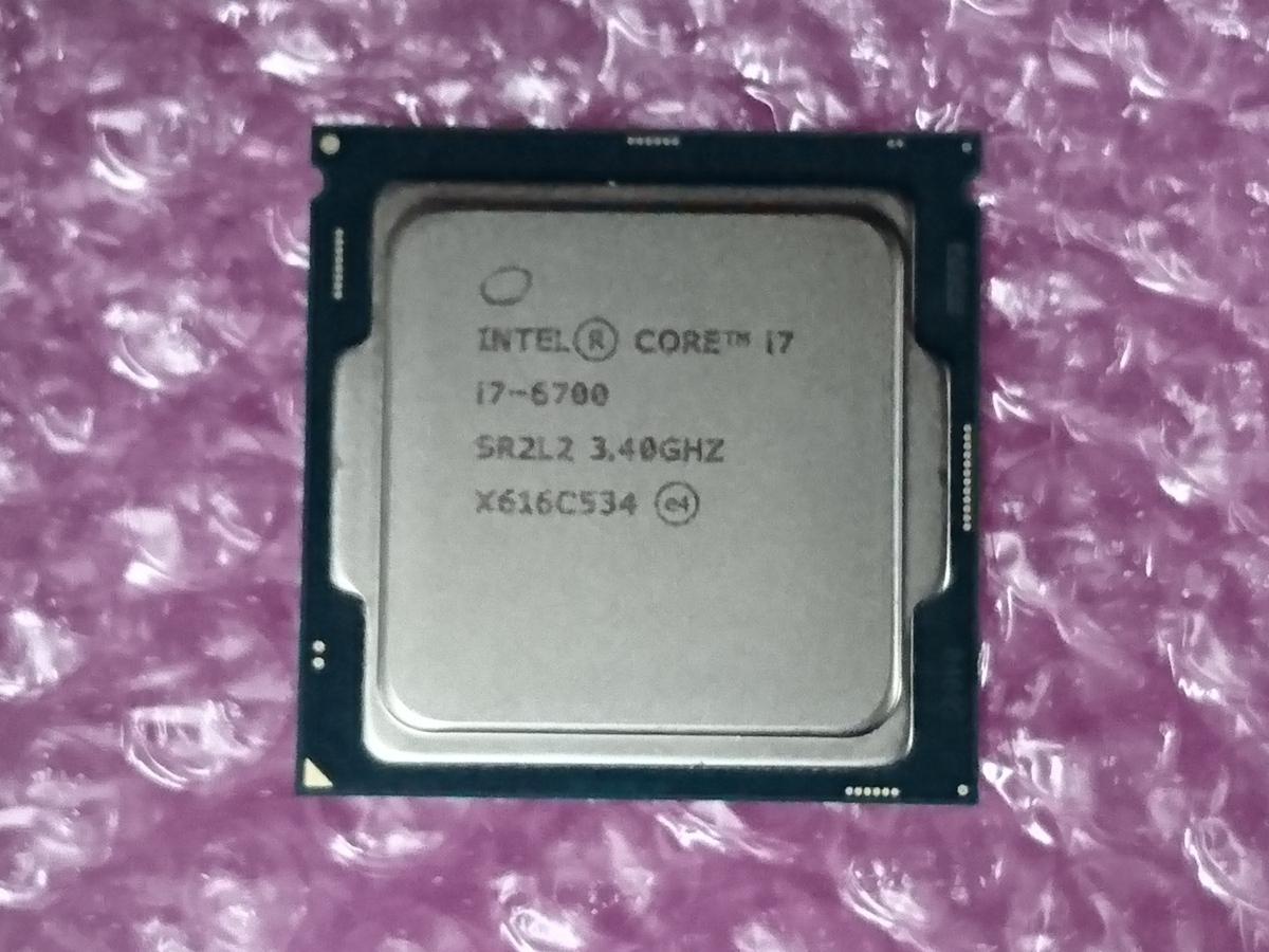 Intel / Core i7-6700 / SR2L2 / CPU / ソケットLGA1151 / Skylake-S 