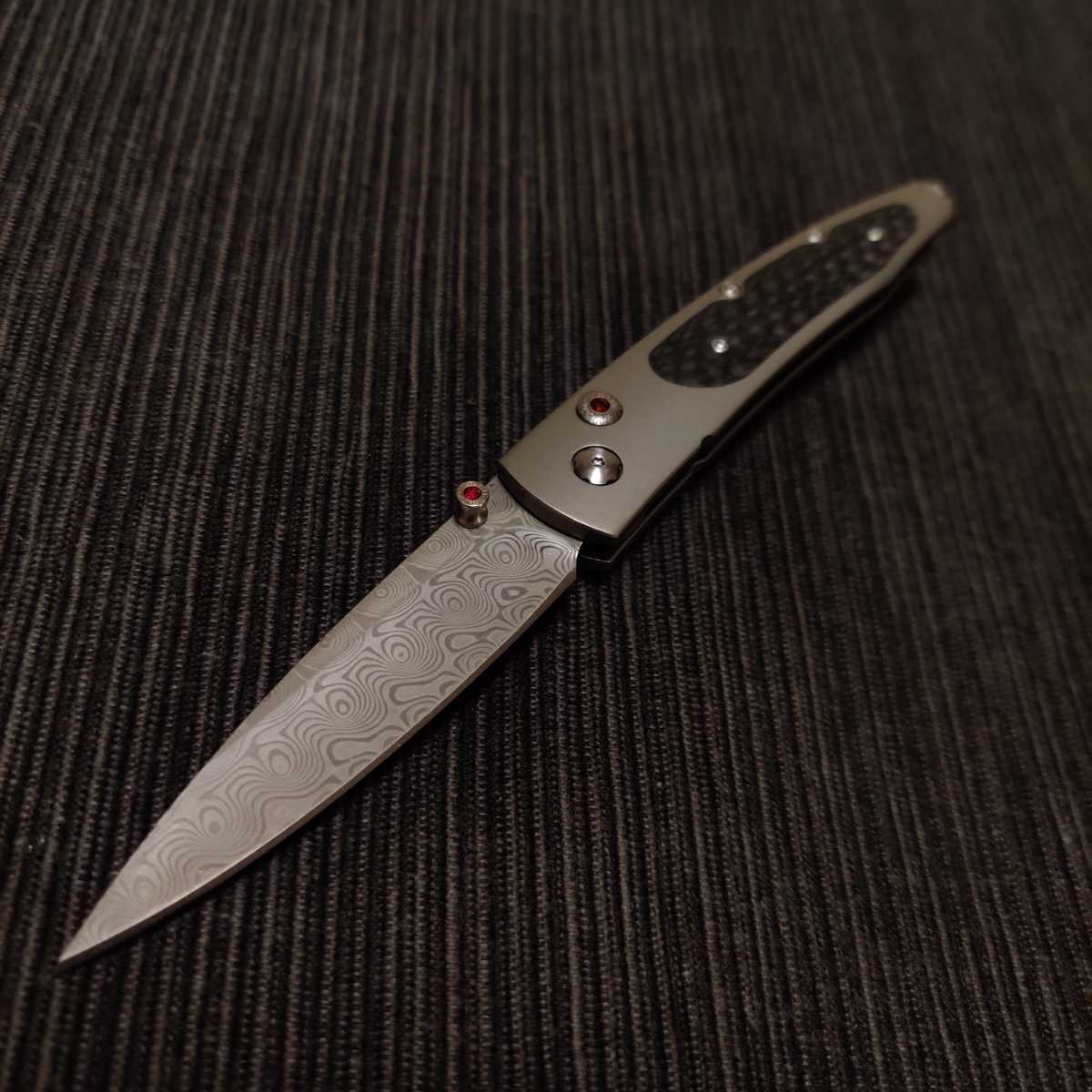 ウィリアムヘンリー？ 折りたたみナイフ 新古品 William Henry 