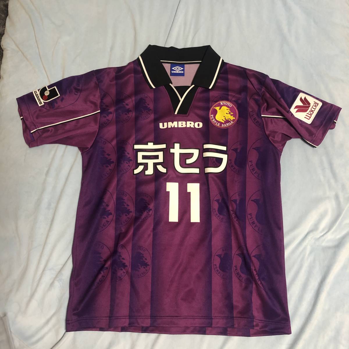 送料込 2000京都パープルサンガ 三浦知良モデル XO Kazu カズ 横浜FC