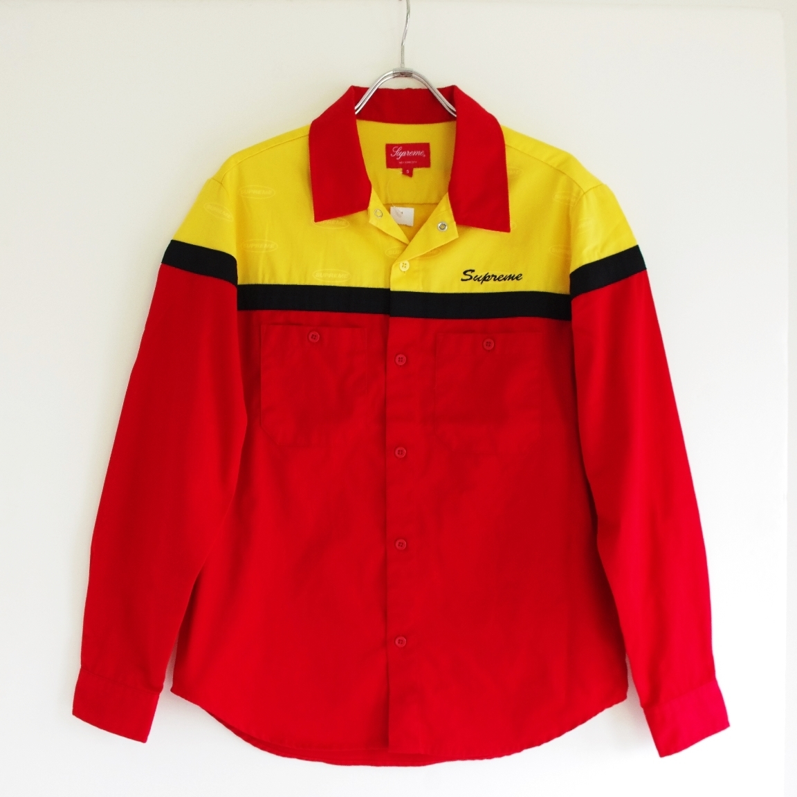  Supreme シュプリーム Color Blocked Work Shirt カラーブロックワークシャツ サイズS 半タグ 国内正規品(トップス)｜売買されたオークション情報、yahooの商品情報をアーカイブ公開 - オークファン 男性用