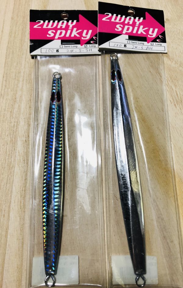 2026春夏 レア tamaTV 2WAY spikylong シルバー系 100gと130g 2本セット カラー 2WAYスパイキー 検/外房 ヒラマサ(メタルジグ)｜売買されたオークション情報、yahooの商品情報をアーカイブ公開 - オークファン 海水