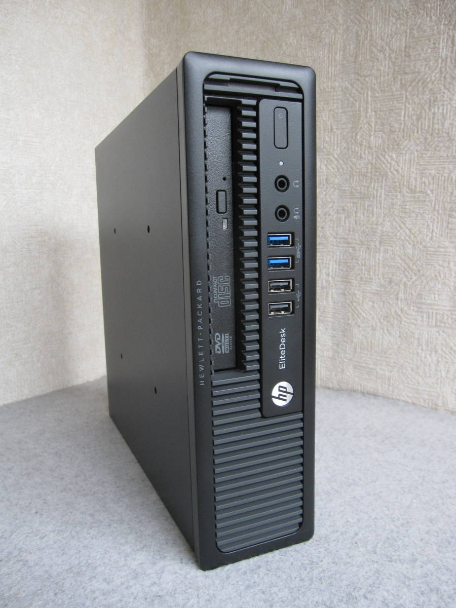PC HP ELITEDESK 800 G1 Core i3-4130 RAM 8Go SSD 120Go