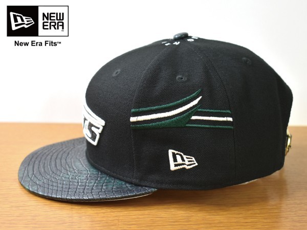 ★未使用品★NEW ERA ニューエラ × NY JETS ジェッツ NFL アメフト【フリーサイズ】スネークスキン キャップ 帽子 限定1個 H323 New Era キャップ Grey \u0027REALTREE Mens
