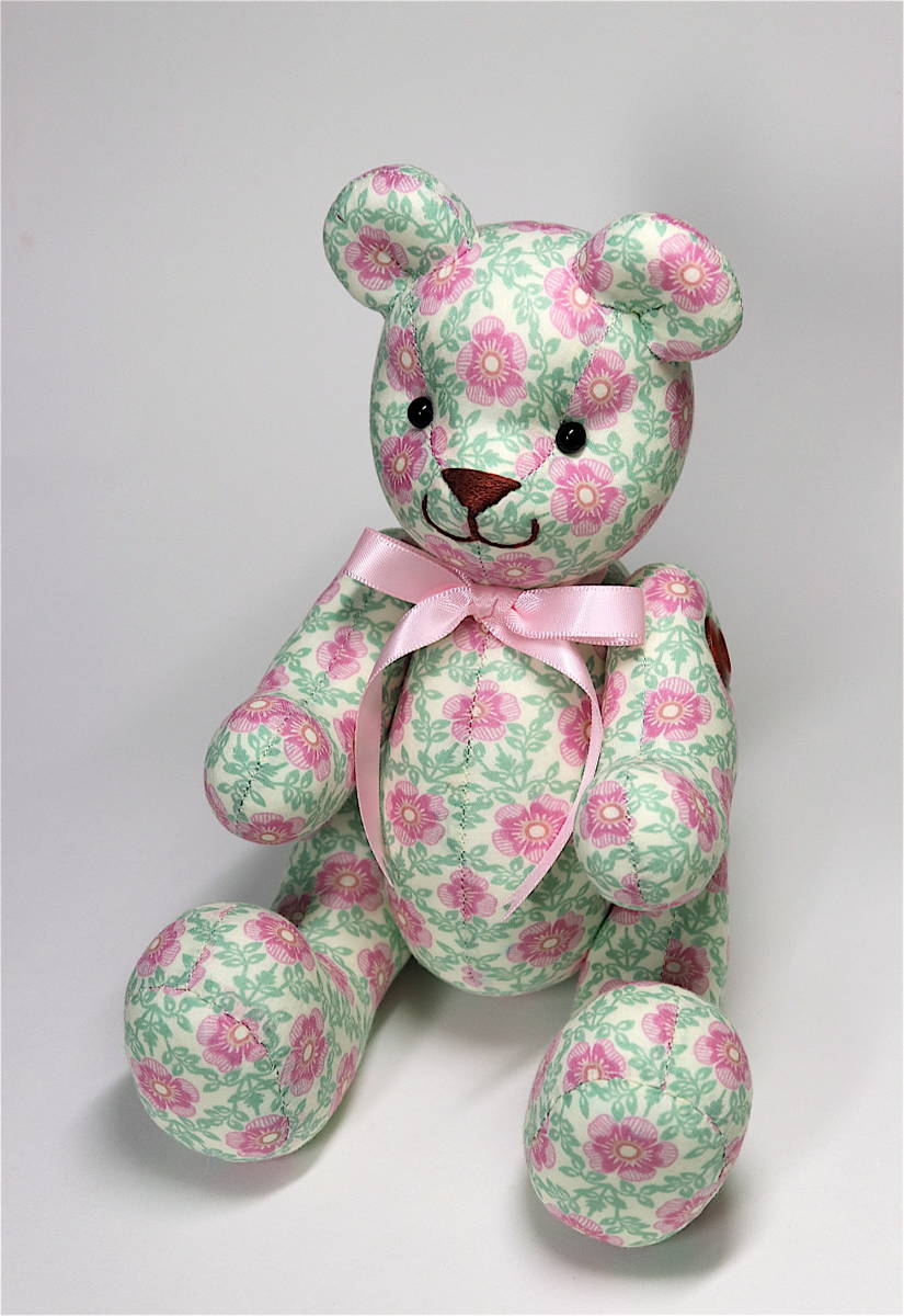 リバティ ロイヤルローズ ピンク系 花柄 タナローン テディベア ハンドメイド 手作り くま ぬいぐるみ 体長10cm 30cm 売買されたオークション情報 Yahooの商品情報をアーカイブ公開 オークファン Aucfan Com
