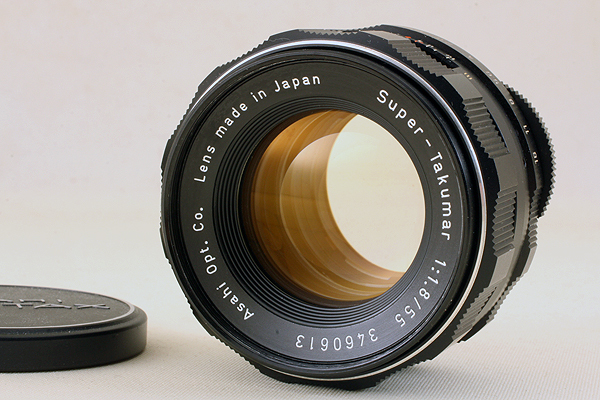 完動美品♪】 Asahi Pentax Super-Takumar 55mm F1.8 M42 869 旭光学