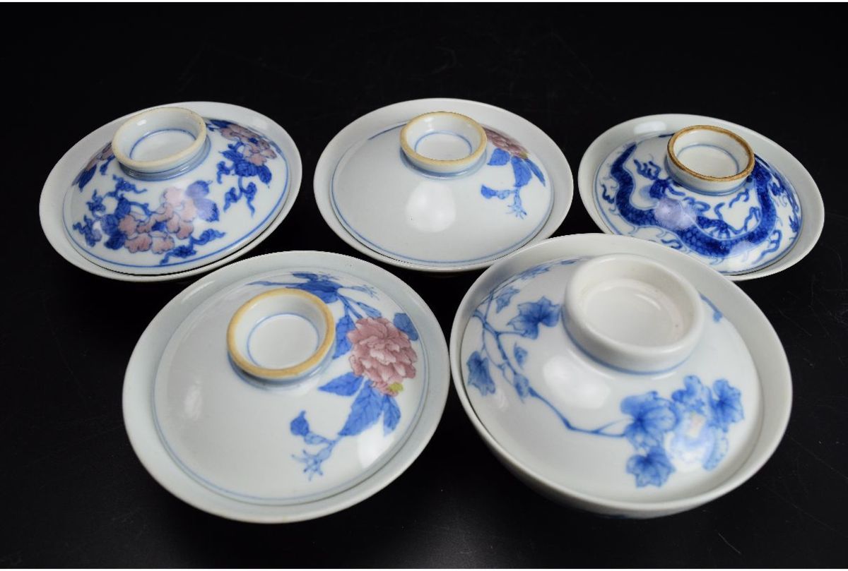 古伊万里 染付 蓋茶碗 | 江戸後期 (有)新原 iichi 日々の暮らしを