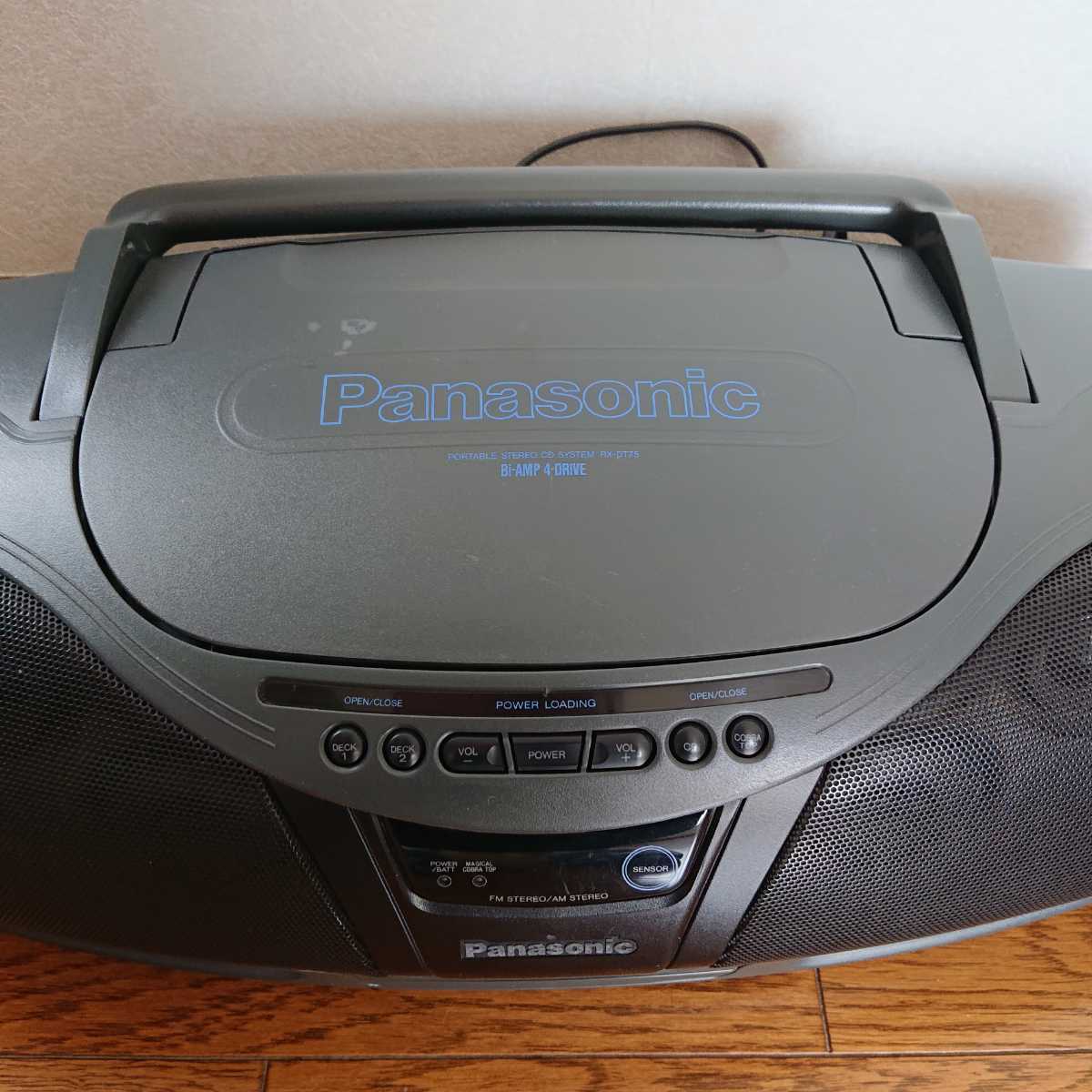 【ジャンク】 Panasonic RX-ED707 コブラトップ CDラジカセ ジャンク品PanasonicパナソニックコブラトップCDラジカセRX-ED707