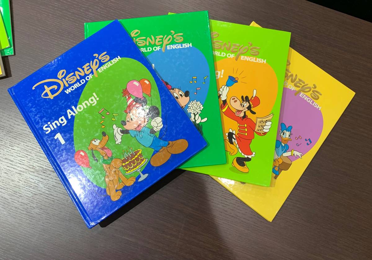 626【おまとめ!!】DWE SingAlong! DVD5枚&CD10枚&テキスト セット おまけ