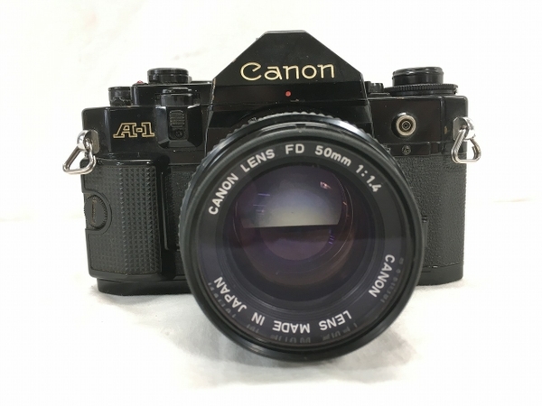 Canon キヤノン A-1 フィルムカメラ FD 50mm 1:1.4 レンズ付 一眼