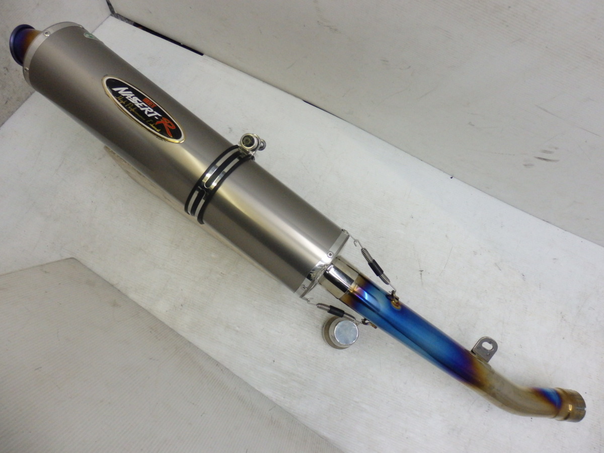 【週末値下げ】ZZR1400 (06-07用)BEET NASSERT-R T2 ZZR1400 ZX14 06-07 BEET ビート NEW NASSERT-R チタン スリップオン