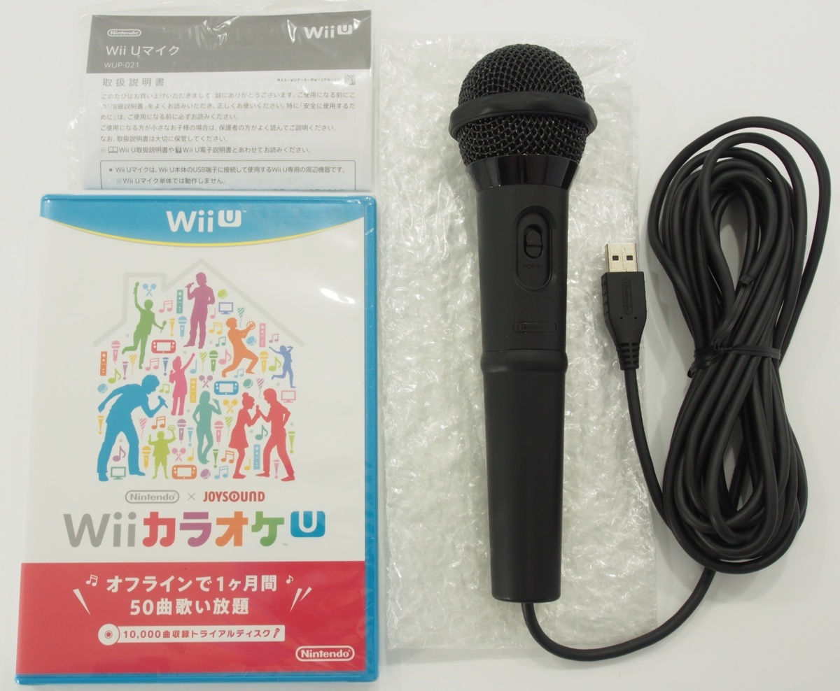 C 346r1 Wiiu Joysound カラオケ セット ソフト 有線 マイク 取説付 ジョイサウンド オフライン オンライン ゲーム アクセサリ 周辺機器 売買されたオークション情報 Yahooの商品情報をアーカイブ公開 オークファン Aucfan Com
