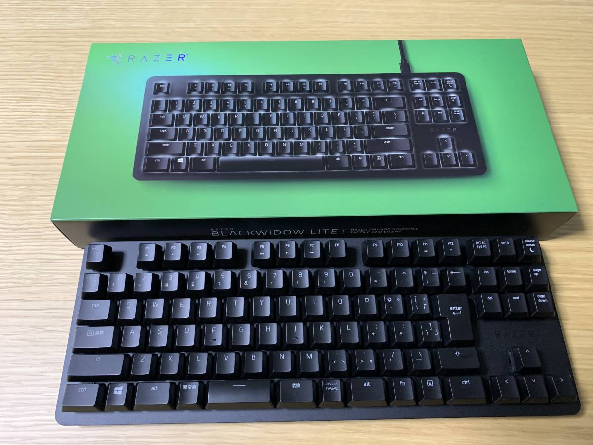 Razer BlackWidow Lite JP メカニカルキーボード 静音 オレンジ軸 