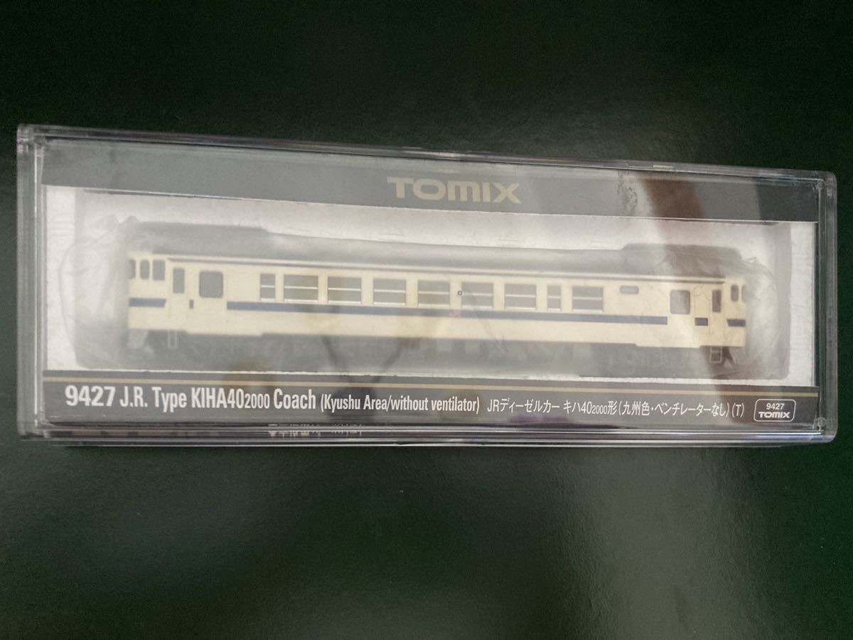 JRディーゼルカー TOMIX 0 キハ40 2000形 - キハ キハ40-2000形 九州色 公式]鉄道模型(9427JR ( Yahoo!オークション 1 T車 Nゲージ T