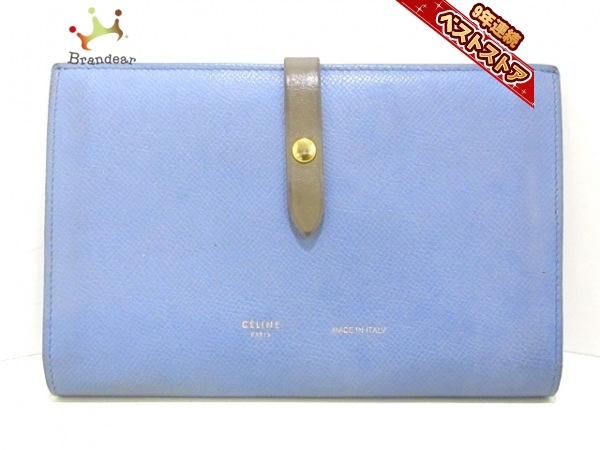 レディース CELINE トリフォールド マルチファンクション 長財布 