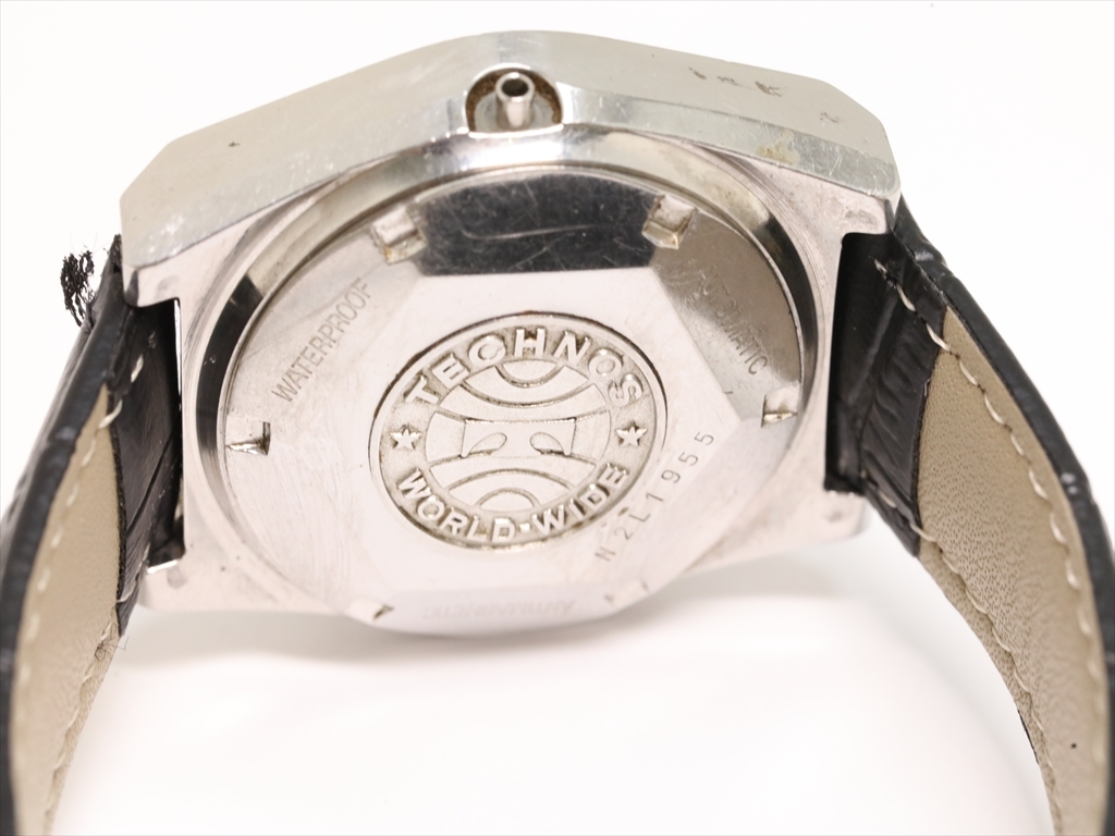 TECHNOS IMPALA HI36000 腕時計 カットガラス 1円☆アンティーク◎正規【テクノス】IMPALA HI-36000 カットガラス