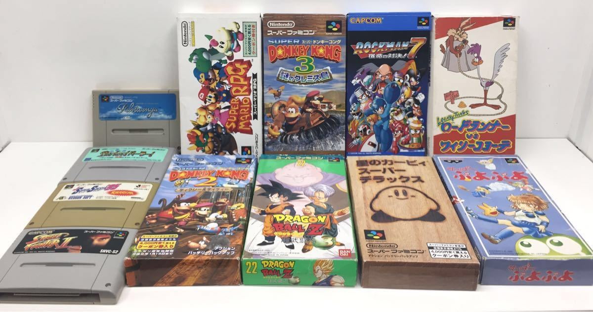 ジャンク】 SFC スーパーファミコン ソフト 12個セット ロックマン7