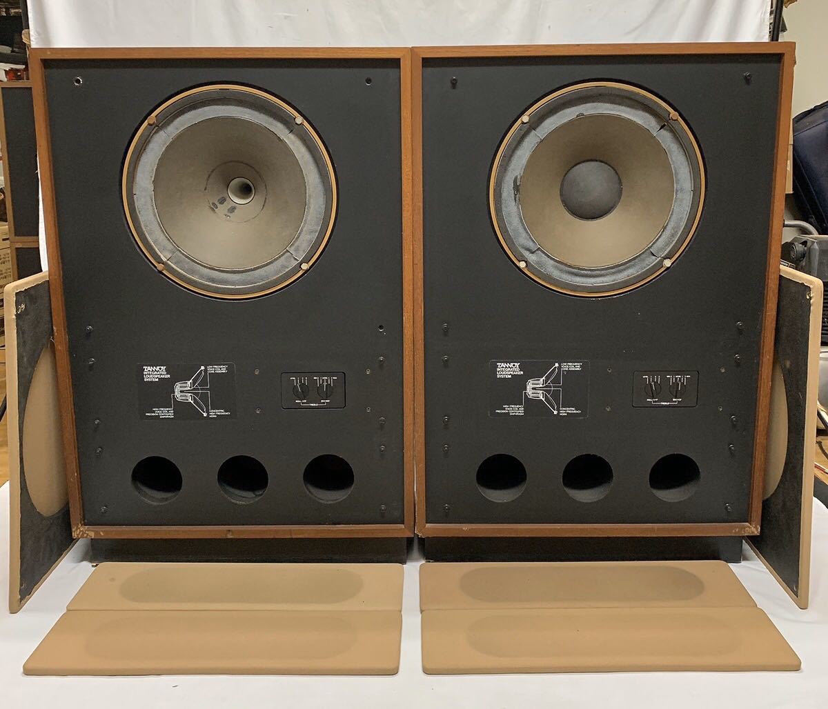 TANNOY タンノイ HPD385a speaker ペアスピーカー 音響 オーディオ 簡易音出し確認済み 現状品 直接引取限定 TANNOY タンノイ HPD385A Yahoo!オークション 大型フロア型スピーカーシステム ビンテージ
