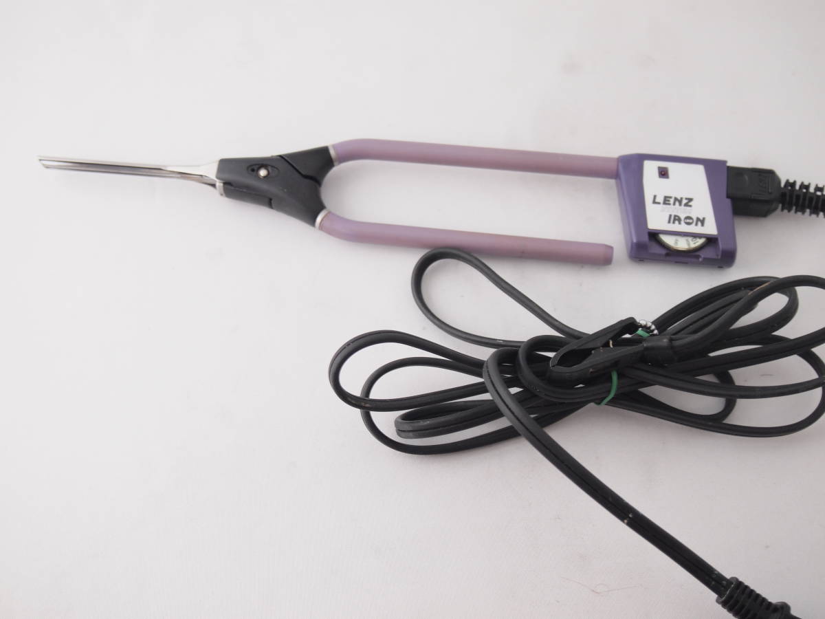 中古】レンツ システム アイロン 5角 3㎜ 理容 理美容 アイロンパーマ