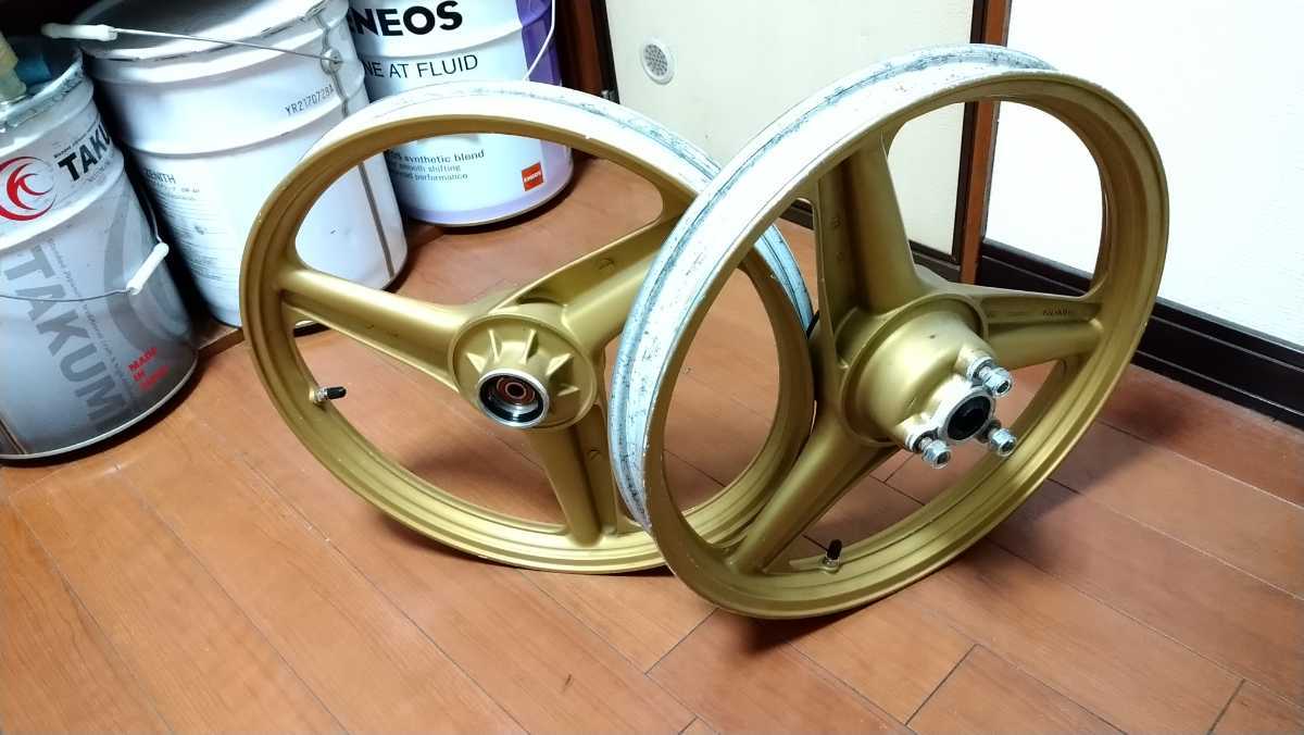 NS50F ホイール NS50F ホイール 前後 セット 歪み無し キズ多少あり エア漏れ無し