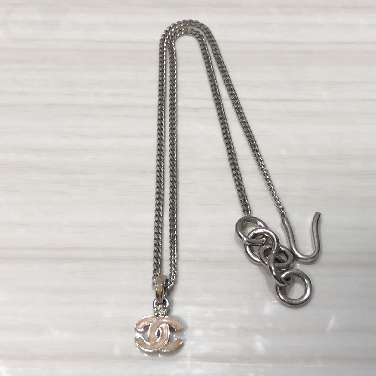 ネックレス ラインストーン ココマーク シャネル CHANEL 04P 