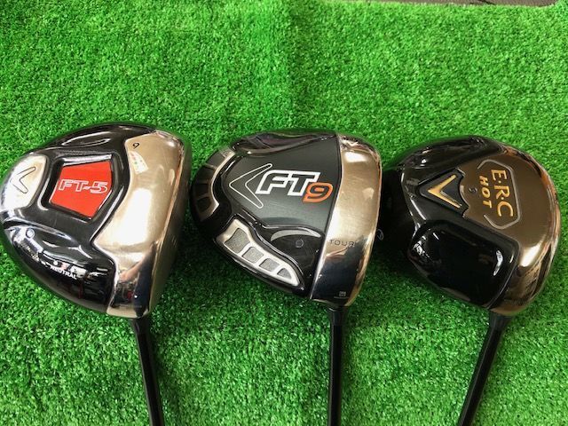 人気，送料無料 $ 打ち比べにいかが しょうか Callaway キャロウェイ ERC HOT FT5 FT9 TOUR ドライバー3本セット フレックスS ＄ 591(フレックス S)｜売買されたオークション情報、yahooの商品情報をアーカイブ公開 - オ 男性右きき用
