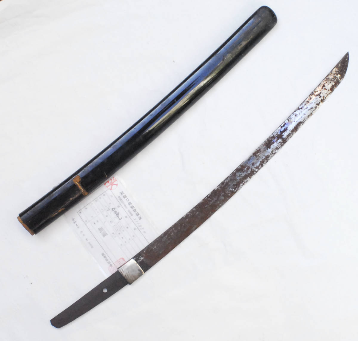 割引価格 ＊＊脇差＊＊江戸時代 鍔 縁頭 拵え 刀 侍 目貫 小柄 短刀 #1