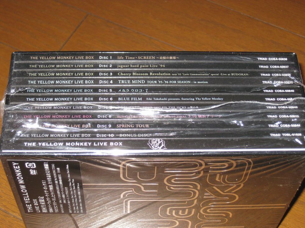 初回生産限定盤！ザ イエローモンキー（吉井和哉）・10DVD・「THE