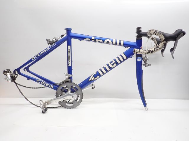 限定SALE，格安 Cinelli チネリ ロードフレーム PROXIMA プロキシマ ブルー COLUMBUS SQUADRA CORSE &cap; 5BD3C-3(ロードバイク)｜売買されたオークション情報、yahooの商品情報をアーカイブ公開 - オークファン ロードバイク