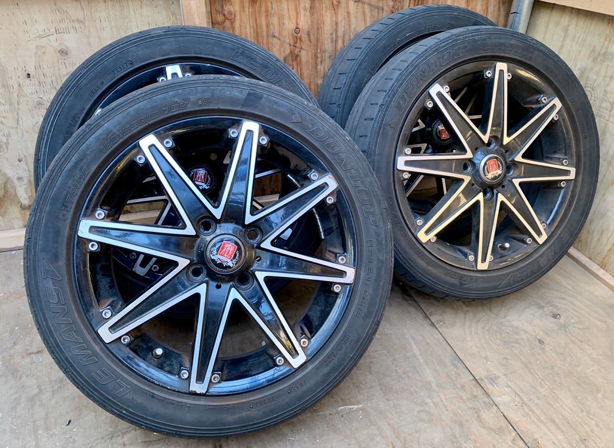 売り切り】中古 CONCEPT コンセプト CK 15インチ アルミホイール 4穴 