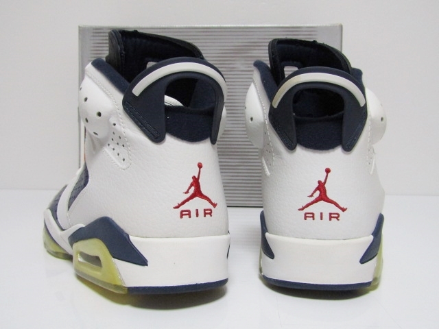 2000年製 NIKE AIR JORDAN 6 RETRO + OLYMPIC OG 136038-461 US9 27cm 