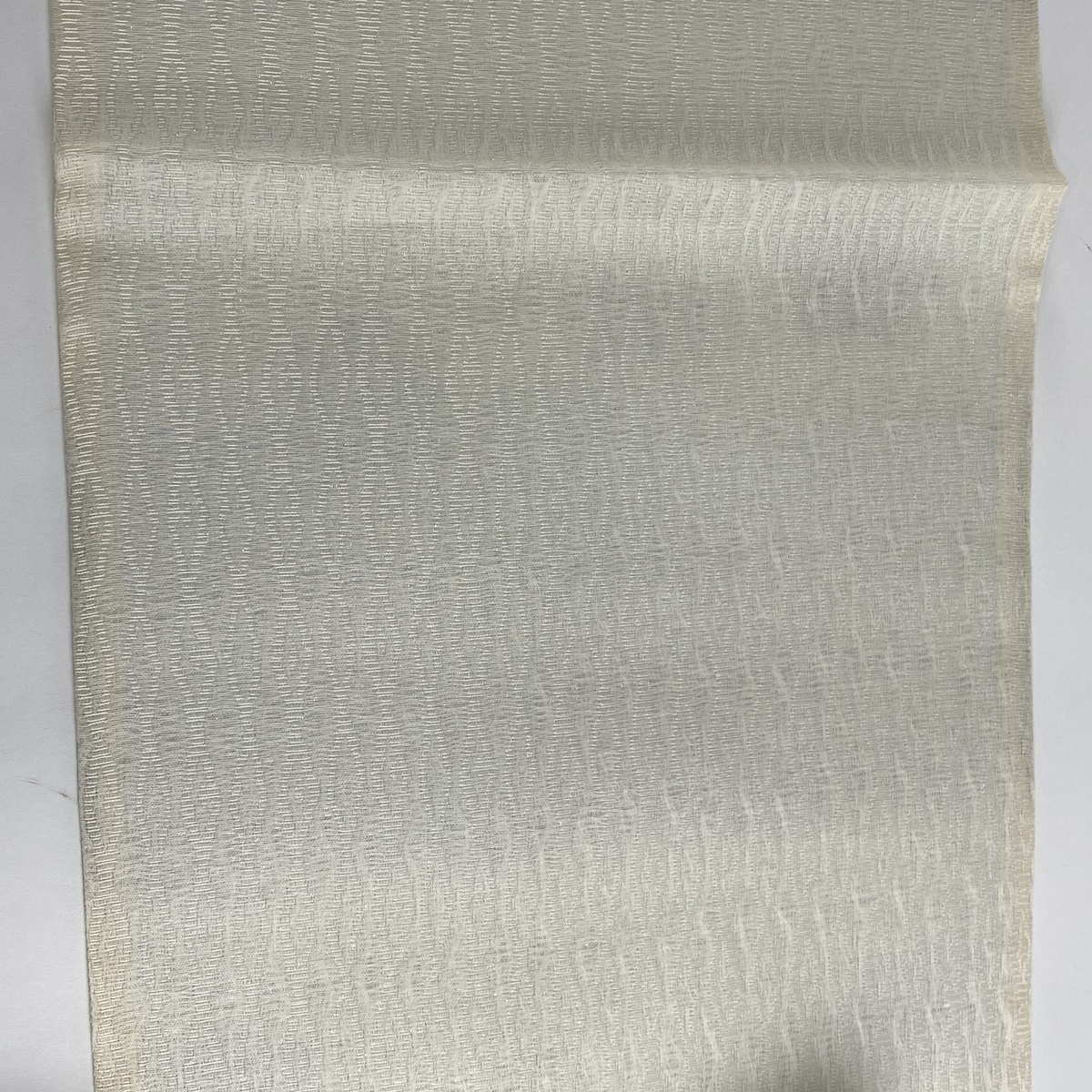 袋帯 美品 名品 夏帯 花唐草 花柄 金糸 銀糸 白 六通 正絹 【