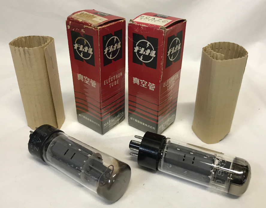 美品 National 真空管 6CA7 / EL34 2本セット 箱付 ナショナル 6CA7 元箱付き 2本 【公式通販】