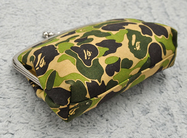 希少！京都ストア限定 アベイシングエイプ A BATHING APE×永楽屋 牛革 