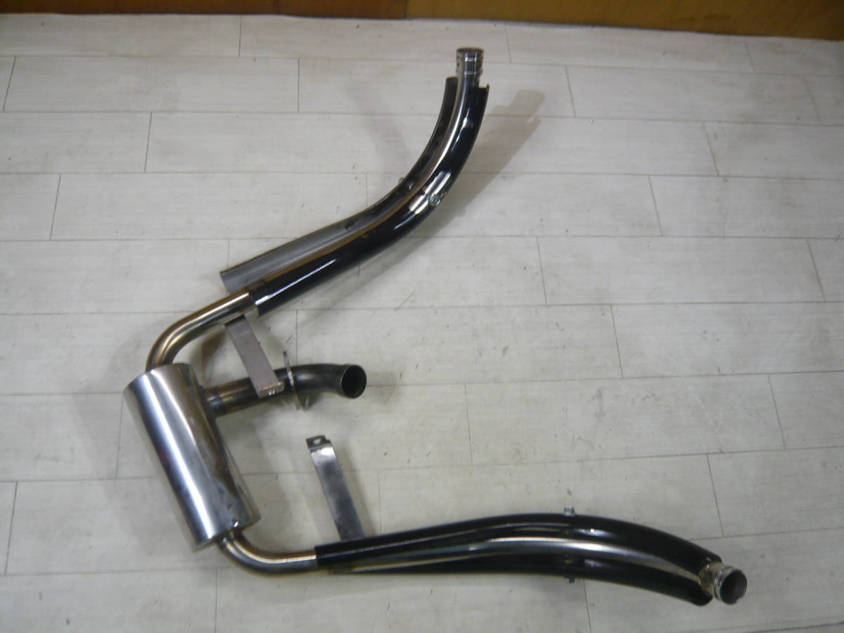 ワンオフ？ ステンレス？ マフラー TW200 汎用 流用に 2JL-032
