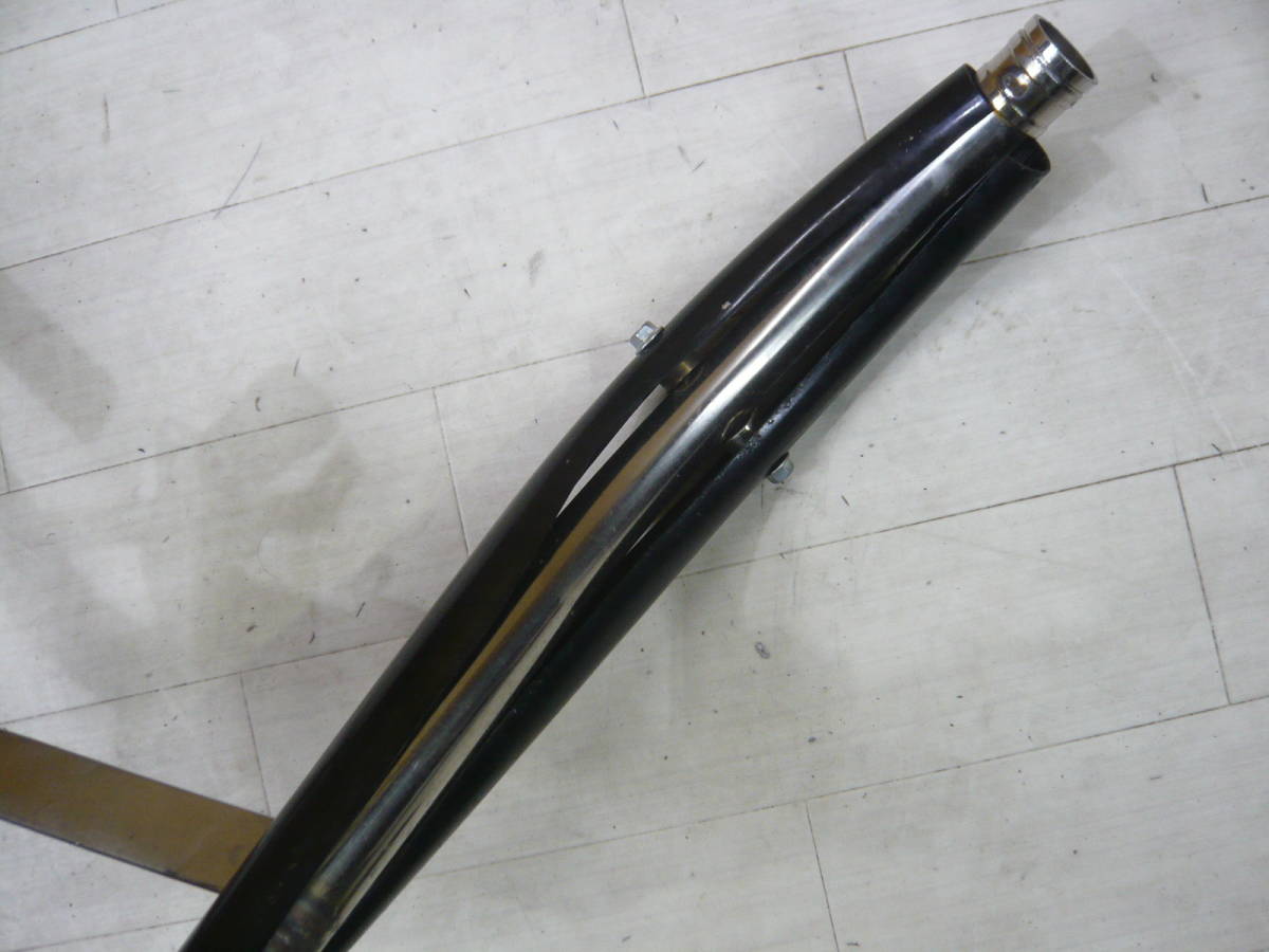 TW200 マフラー　ワンオフ ワンオフ？ ステンレス？ マフラー TW200 汎用 流用に 2JL-032